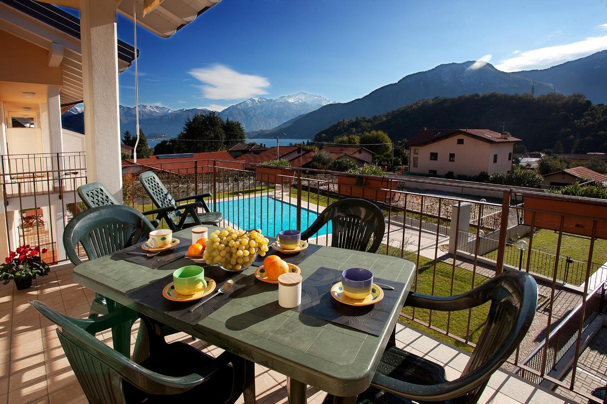 4 Village Centre Lenno Homes With Pool-By Italian Apartments الغرفة الصورة